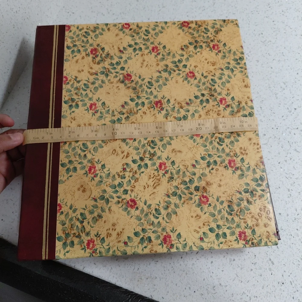 Floral Patterned Home Office Binder